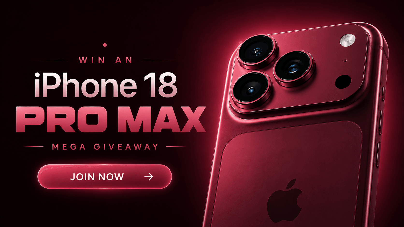 Win an iPhone 18 Pro Max — Give X India mega giveaway. Join now.