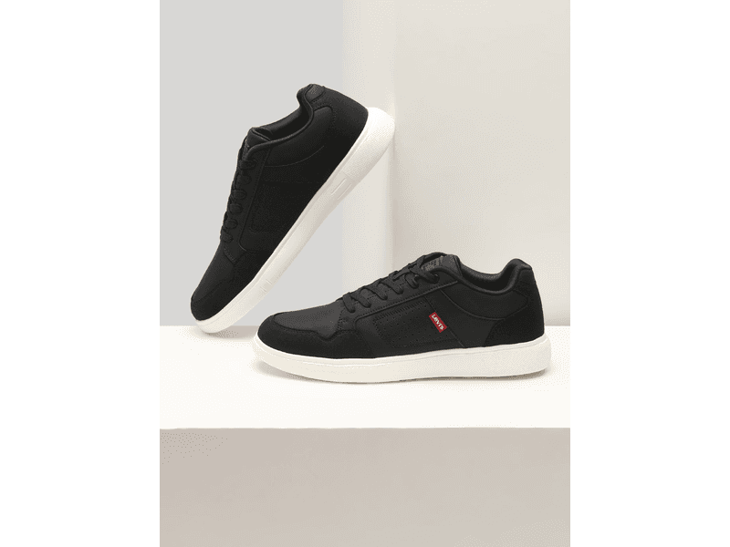 Men's Black Casual Sneakers at 40% Off