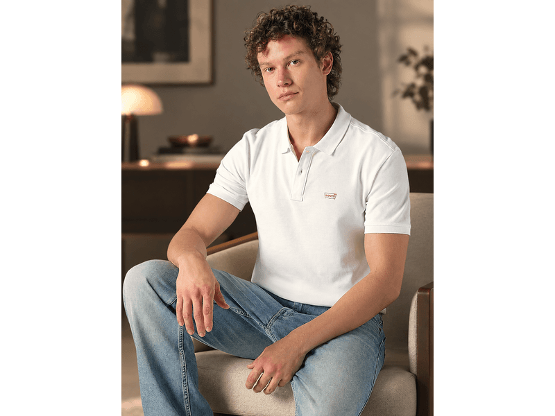 Men's Cotton Slim Fit Solid Pique Polo T shirt at 30% Off