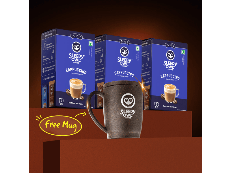 Cappuccino Premix Coffee + Free Mug at 40% Off