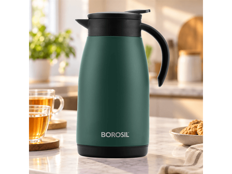 Vaccum Insulated Teapot, Olive at 15% Off