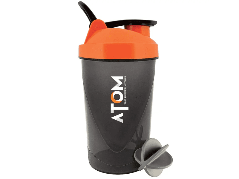 AS-IT-IS ATOM Shaker Bottle 470ml | With Mixer Ball & Scoop | Leak Proof at 30% Off